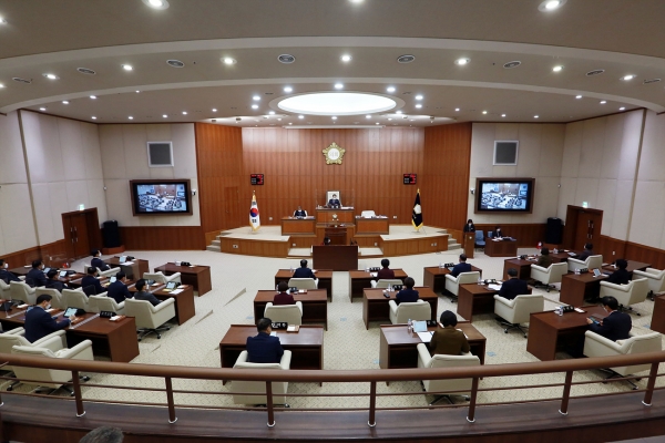 의정부시의회는 7일 제310회 제2차 정례회 제2차 본회의를 개회하였다. (사진=의정부시의회)