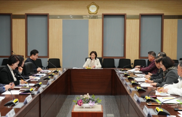 ▲평택시의회 김명숙 의원이 지난 22일 평택시 보훈단체장과의 간담회를 개최했다.(사진=평택시의회)