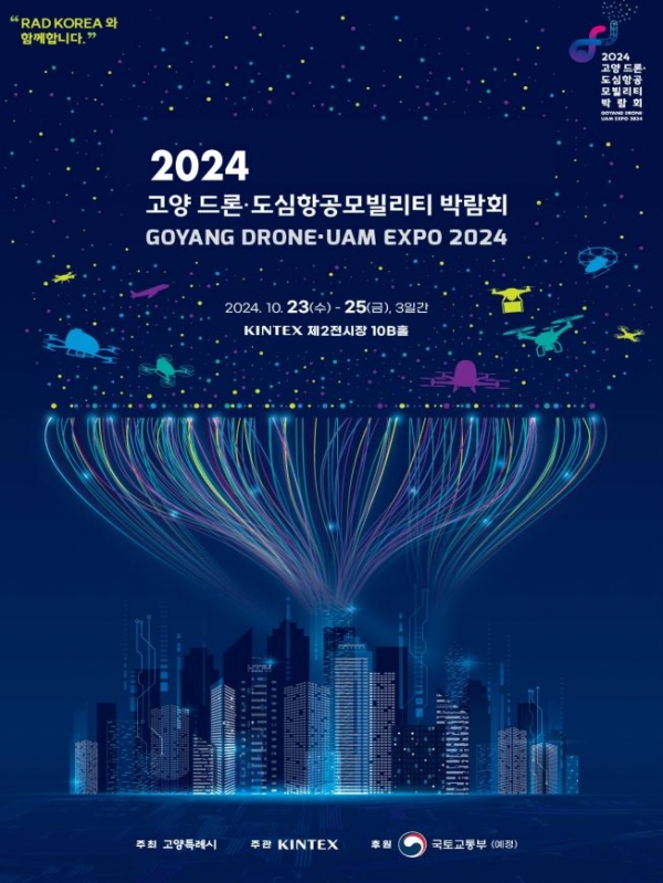 2024 고양 드론·도심항공모빌리티 박람회 포스터(사진=고양특례시)
