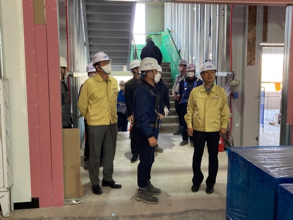안성시가 지난 24일 경기지역 안전보건협의체와 함께 건설재해 예방을 위한 건설 공사장 합동점검을 실시했다. (사진=안성시)